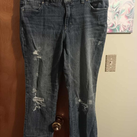 White House Black Market Jeans Size 8 The Straight - Picture 1 of 1